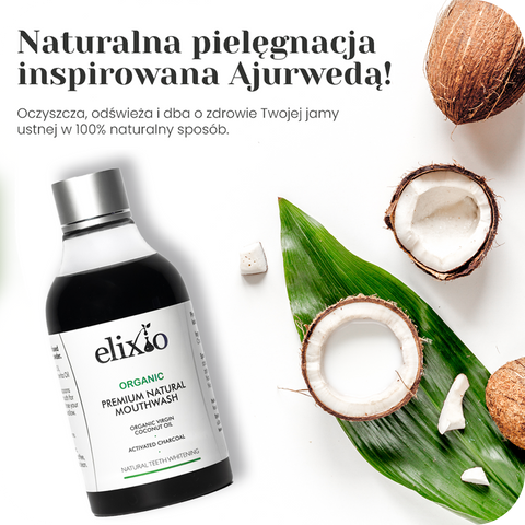 Olejek kokosowy do płukania jamy ustnej