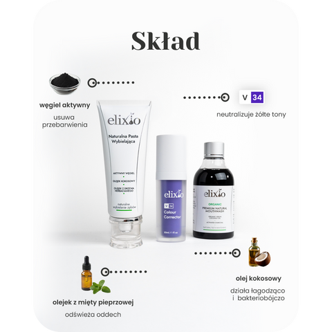 White Trio zestaw 3w1