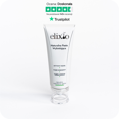 Wybielająca pasta do zębów na bazie węgla aktywnego